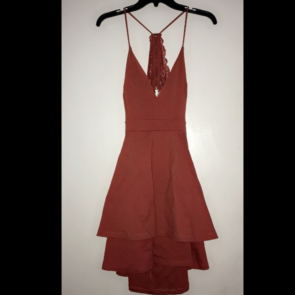 Coral Skater Dress